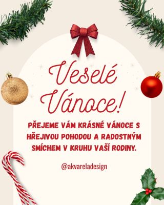 Štědrý den je konečně tady! ✨ Přejeme vám, aby byl přesně takový, jaký ho máte nejraději – plný klidu, vůně jehličí a...
